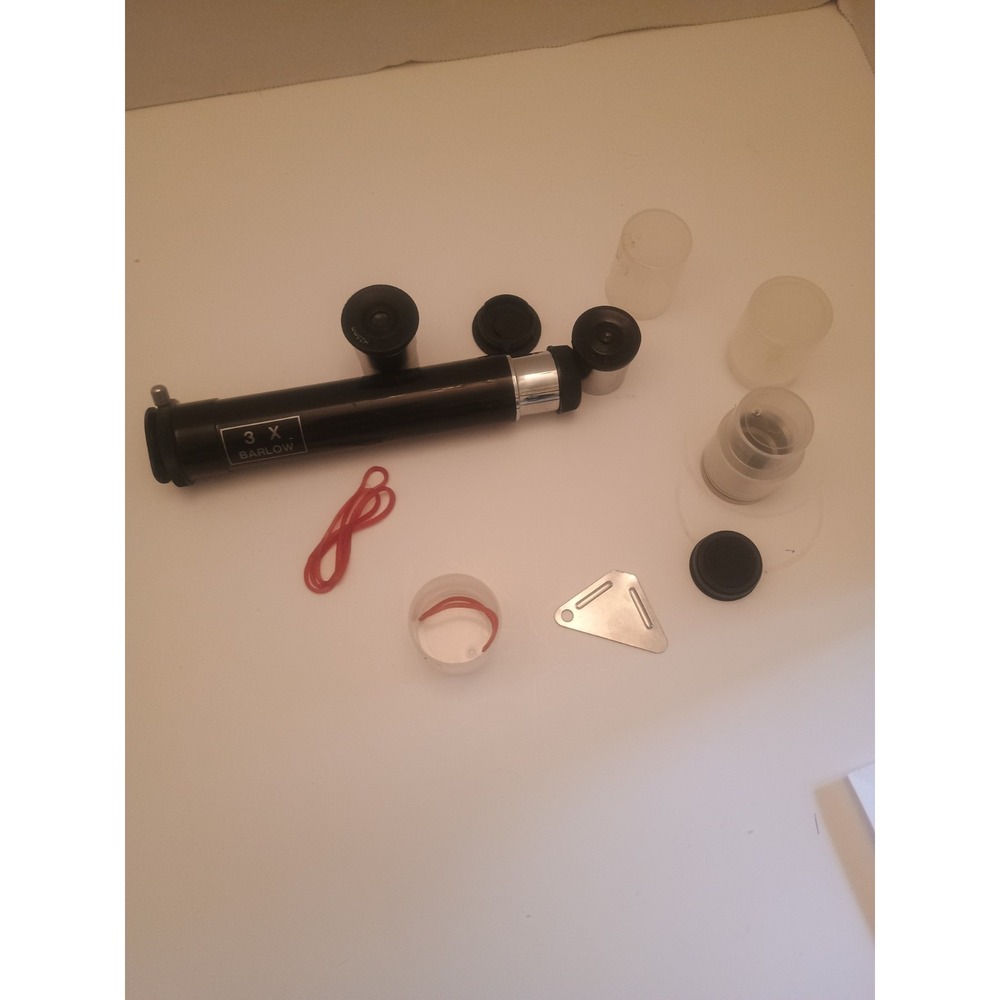 Lens Lot Tasco Barlow Telescope Eye Piece X3 Lens Lot